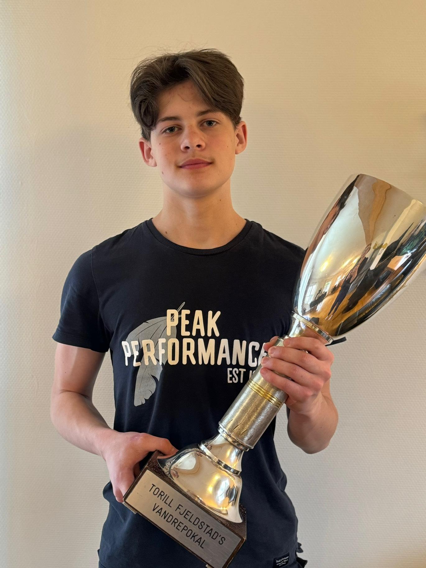 Vinner(e) Torill Fjellstad's Vandrepokal 2024. Rasmus Dalby,  