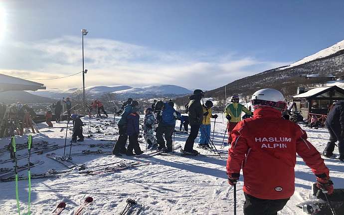 Haslum Alpin og Friski på tur